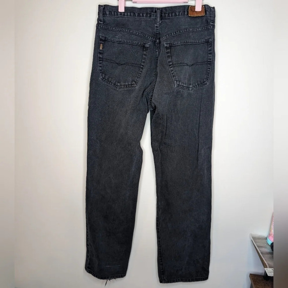 Pepe Jeans Comfort Straight Leg Black Denim Pants Waist 34 Leg 33 - Picture 2 of 13